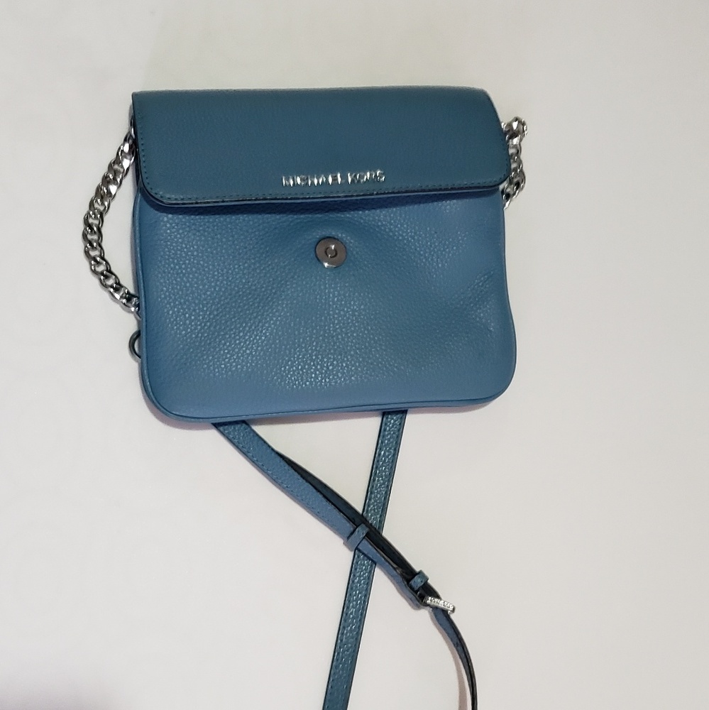 Mk blue bag.